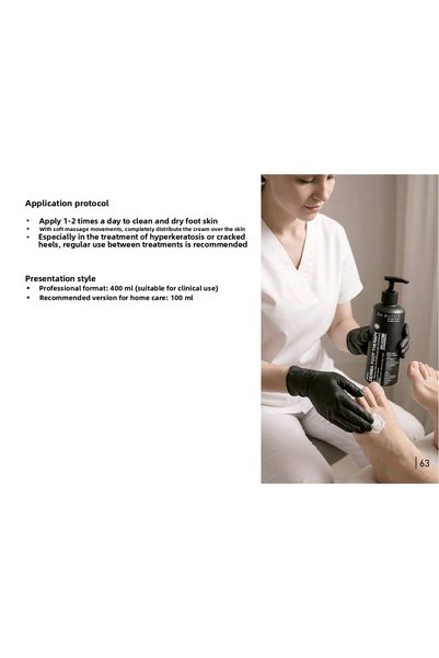 Dr. Rufus Urea Cream for Feet and Skin Derma Foot Therapy 400 ml