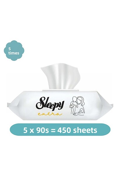Sleepy مناديل مبللة إضافية 5x90 قطعة (2 قطعة)