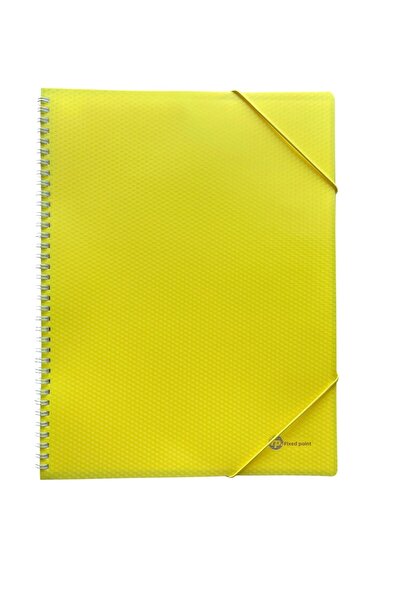 FixPoint Spiral Presentation File 20 Sheets, Yellow