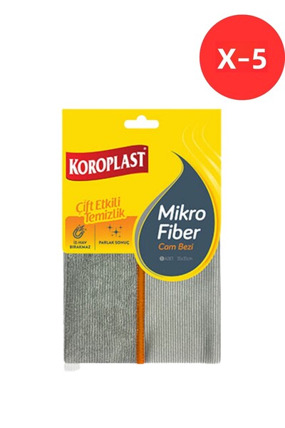 Koroplast Microfiber, Non-Marking Glass Cloth X5