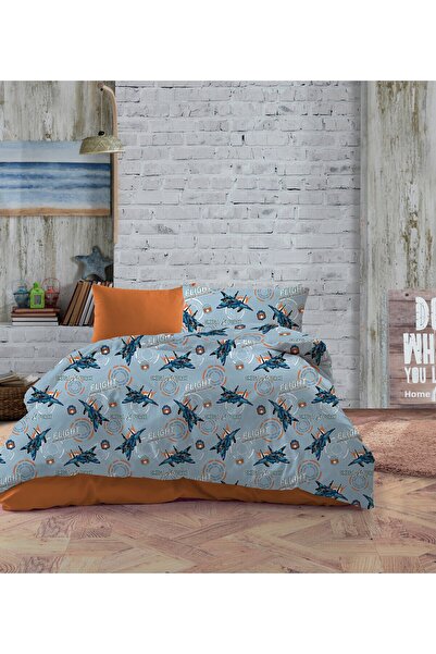 cottonevs Single Elastic Cotton Sheet Set Ranforce (Fabric) Patterned