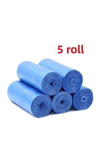 EFTAPLAST أكياس قمامة هانتال بوي زرقاء - 5 لفات 50 قطعة (850 جرام)