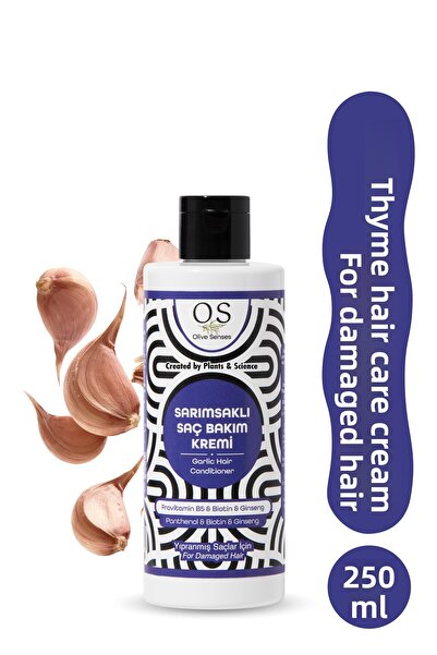 Olive Senses Garlic Hair Care Cream-For Damaged Hair