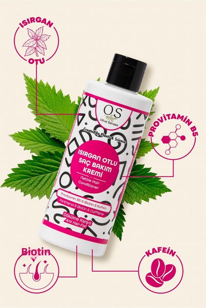 Olive Senses Nettle Herbal Hair Care Cream-Anti-Hair Loss