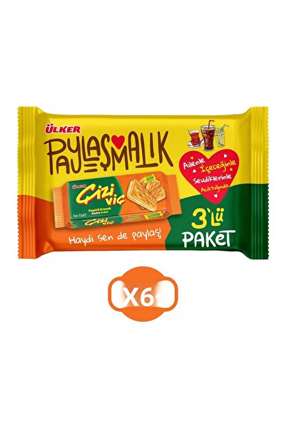 Ülker تشيزيفيتش 3 عبوات 246 جرام × 6 قطع