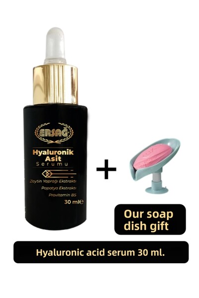 Ersağ Hyaluronic Acid Serum 30 ml - Our Soap Dispenser Gift 389-028