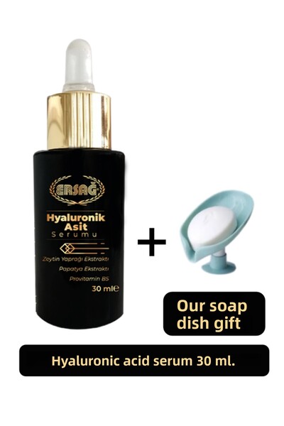 Ersağ Hyaluronic Acid Serum 30 ml - Our Soap Dispenser Gift 389-026