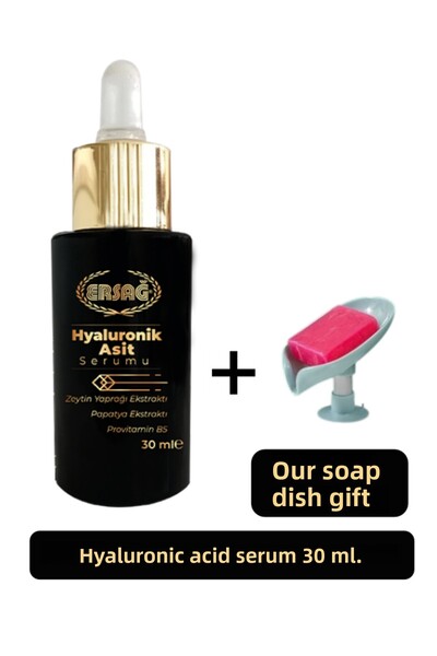 Ersağ Hyaluronic Acid Serum 30 ml - Our Soap Dispenser Gift 389-025