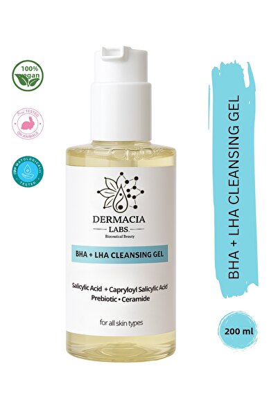 Dermacia Labs حمض الساليسيليك، جل تنظيف الوجه مضاد للرؤوس السوداء والمسام، من...
