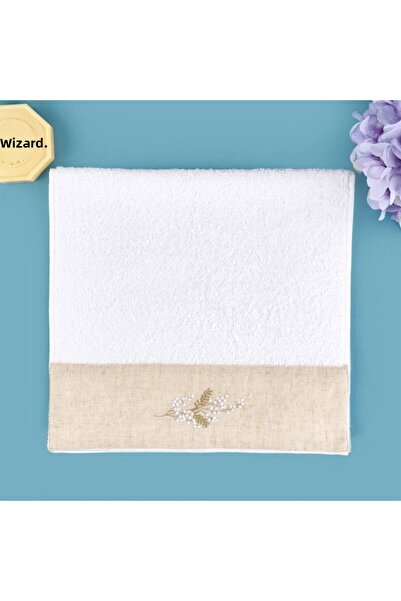 Evidea Prosop de mână Soft French Cottage Ruva El Havlusu - Ekru - 30x50 cm