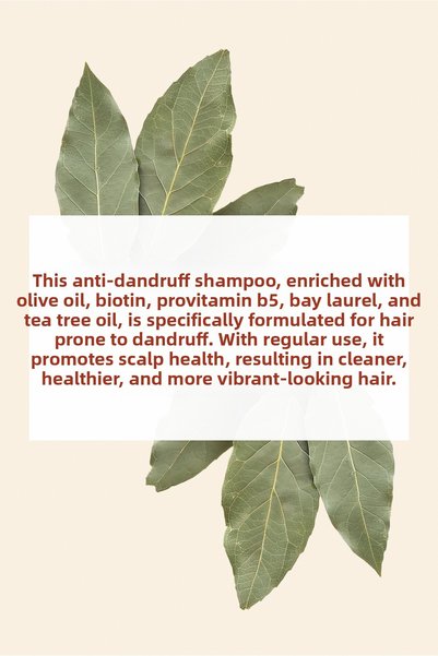 Olive Senses Defneeli Care Shampoo-Anti-Dandruff