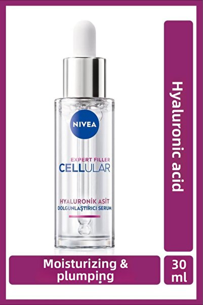 NIVEA Cellular Expert Filler Plumping Serum 30ml, Hyaluronic Acid, Moisturize...