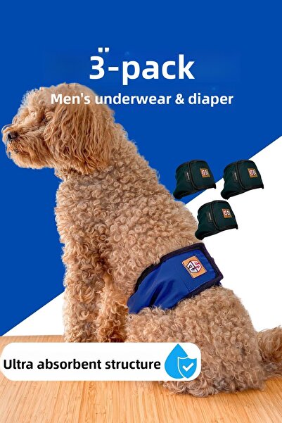 salya store Pee Pads for Male Dogs & Male Leak-Proof Dog Panties Colors