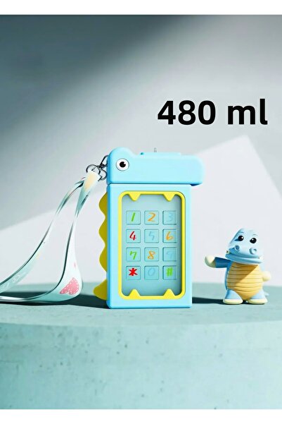 CEZVE HOME Dinosaur Design Water Bottle 480 ml Water Bottle Children's School Water Bottle Portable Flask