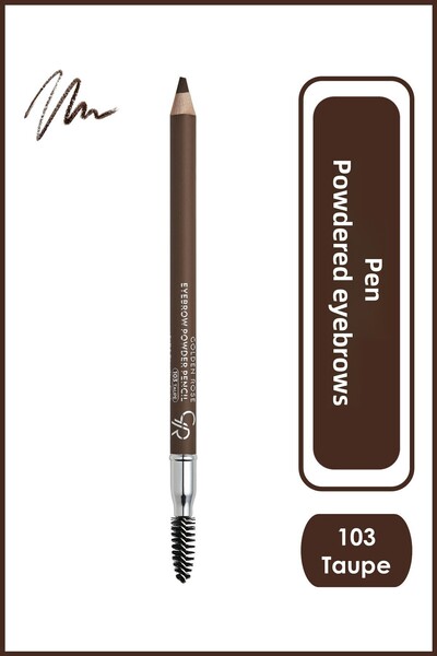 Golden Rose Taupe Eyebrow Powder Pencil - 103 Model