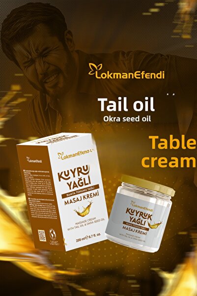Lokman Efendi Tail Oil Massage Cream 200 ml