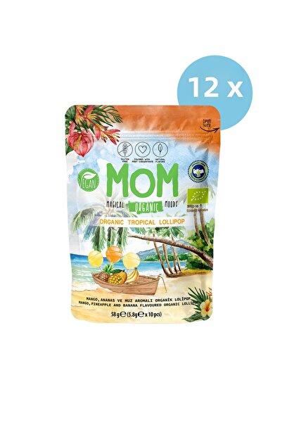 MOM Organic Tropical Lollipops 12-Pack