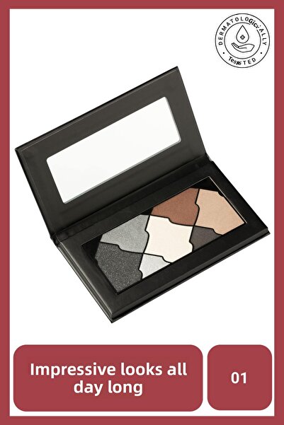 IMPALA Eyeshadows 7 Color Eyeshadow Palette No:01