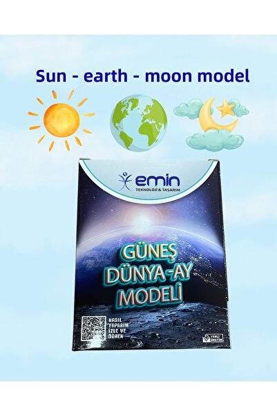 AYMAGNET مجموعة نموذج الشمس والأرض والقمر 1 - تصميم تكنولوجي