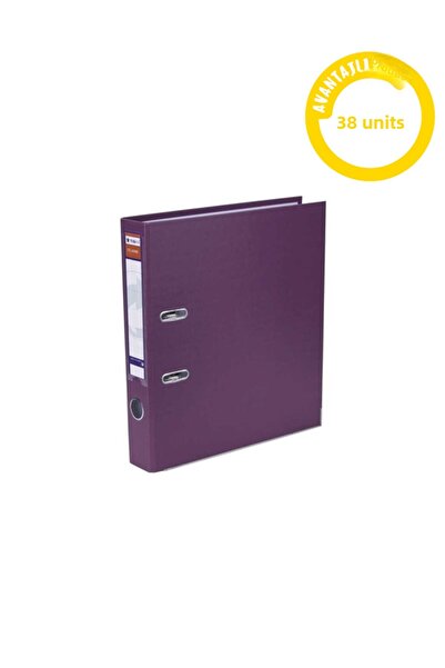 Tigra ملف بلاستيكي كلاسيكي من دار، علبة تحتوي على 30 ملفًا، ملف مكتبي أرجواني...