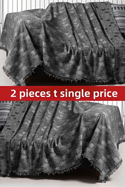 Rell Home 170X220Cm Woven Sofa Cover Set - Double