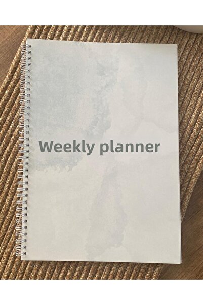 NovaNotlar 4A Weekly Planner – Weekly Planner – Spiral Bound / Agenda / Notebook / Ring Binder