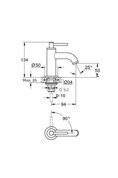 Grohe Atrio New Bide Bataryası - 20658Gl0