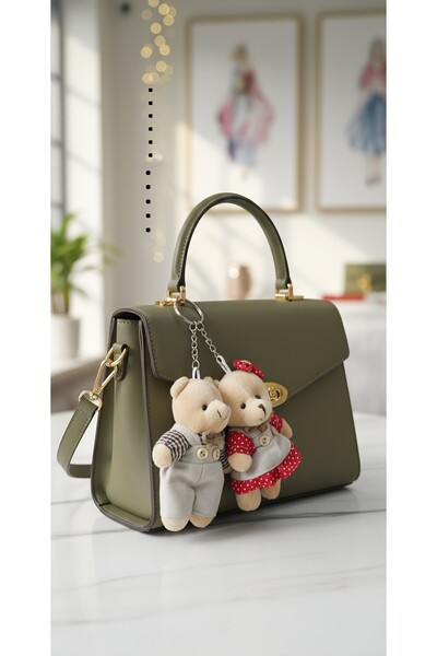 Şirin Set de 2 brelocuri cu ursuleți de pluș – Cadou adorabil