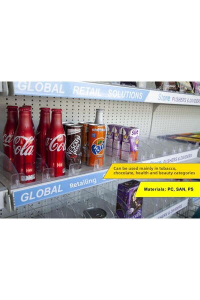 Store مقسم فاصل للرف 6 سم (10 قطع)