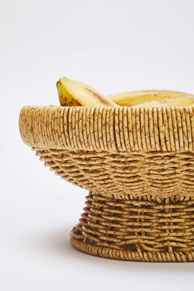 TRENDYOLMİLLA HOME Rattan Look Basket 25 cm Tphaw26Spt00000