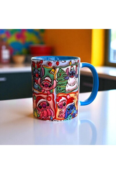 mug shop Stitch Tasarım Porselen Kupa