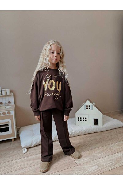 morpembej kadın erkek çocuk 2 Thread Lycra Cotton Girl's Suit – Comfortable and Stylish