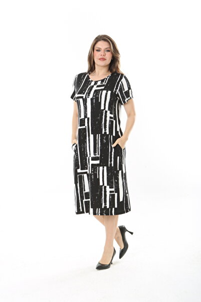 rotop Φόρεμα Lola casual, μοντέλο 50, με τσέπες, μπεζ χρώμα,