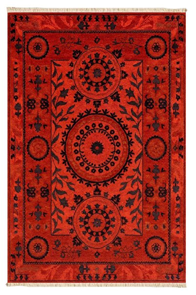 Markaev Anadolu Yakut Vintage Dokuma Taban Halı 366 YNG