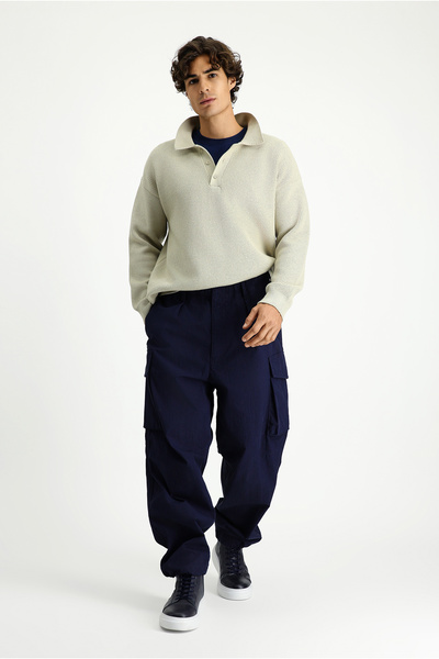 Kiğılı Regular Fit Cotton Cargo Pocket Sports Pants