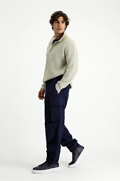 Kiğılı Regular Fit Cotton Cargo Pocket Sports Pants