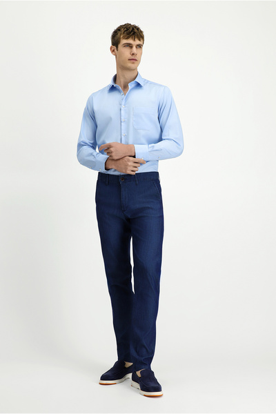 Kiğılı Regular Fit Lyocell Karışımlı Kanvas / Chino Pantolon