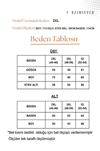 tarzımsüper Plus Size Premium Comfort Series Cotton Soft Texture Front Button Lace Luxury Pajamas Set