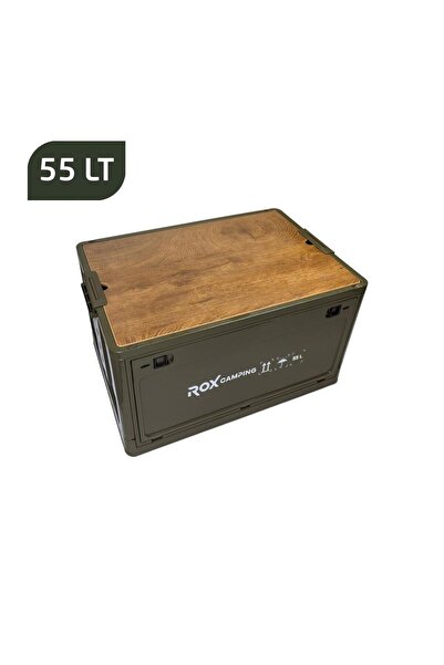 Rox Camping 0304 Folding Camping Box 55 Liters