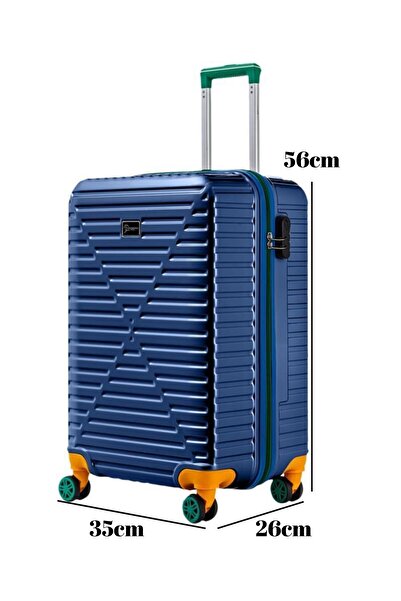 louisiana polo Kabin Boy %100 Polikarbon Valiz 4x2 Teker Lacivert 1088