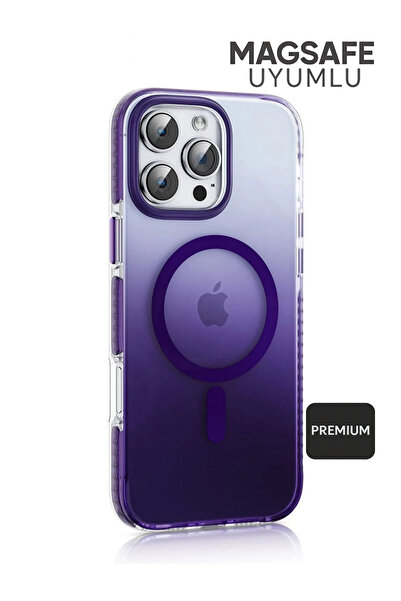 Tech&bello accessories İphone 13 Pro Silikon Kılıf Magsafe Uyumlu Renk Geçişl...