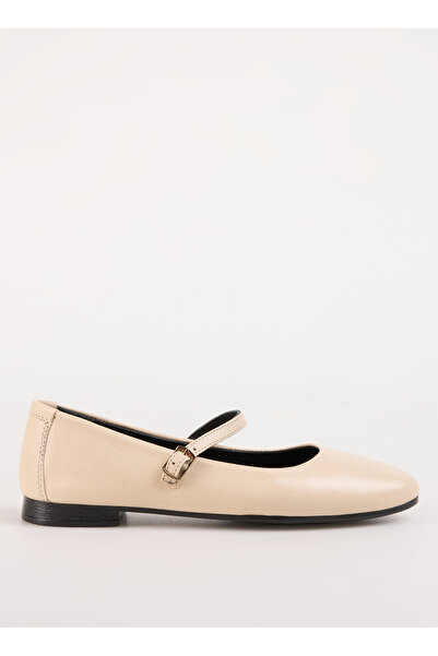 Fabrika Bej Kadın Deri Babet D-DERVILA