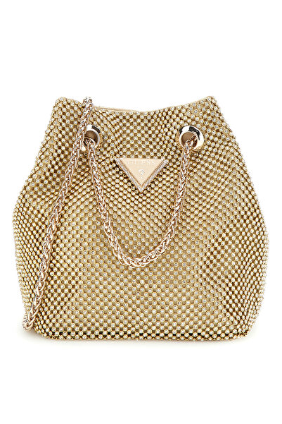 Guess 15x15x10 cm Altın Kadın Çapraz Çanta HWRP9350750-GOL