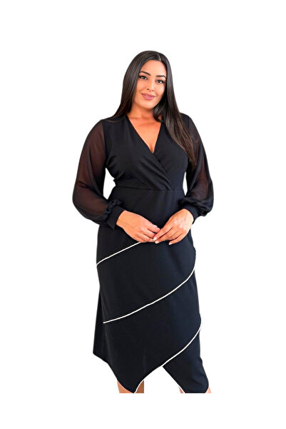 rotop Elegant Tania dress, black color, evening, for occasions and events