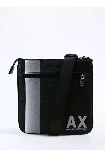 Armani Exchange Siyah Erkek 22x22,5x1 cm Postacı Çantası 952489 4R818 00020 MAN'S FLAT CROS