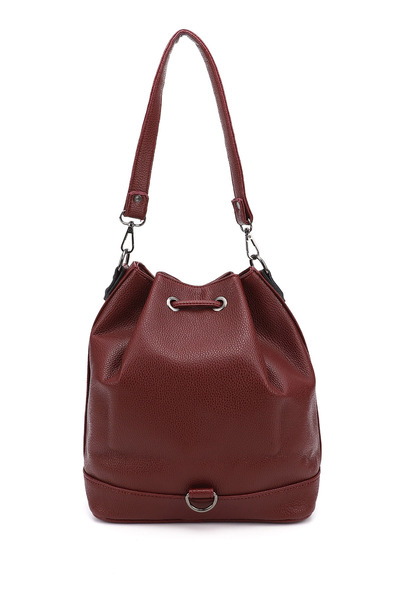 GÖNDERİ(R) Women/Girls Burgundy Floter Drawstring Shoulder and Backpack