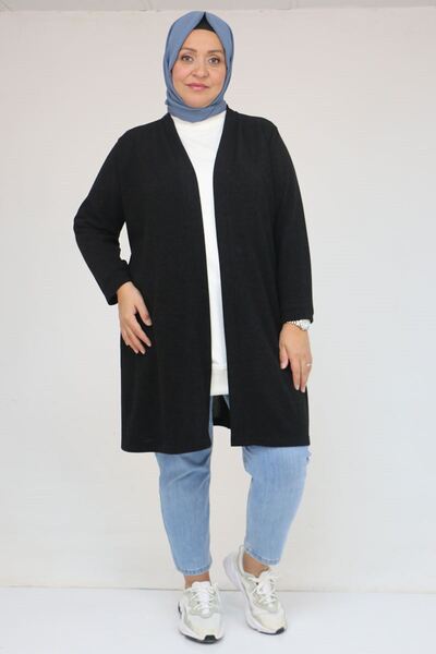 Eslina 53036 Large Size Mir Jacket - Black