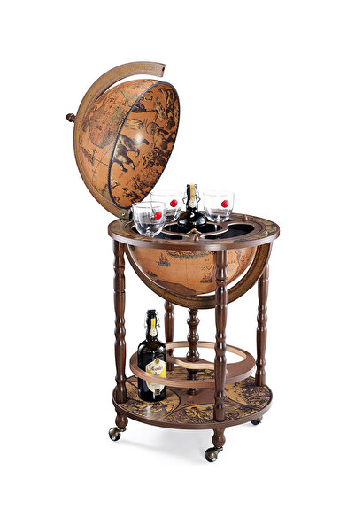 imsaconcept Mobile Minerva Globe Drinks Cabinet Küre Dünya Bar – Classic