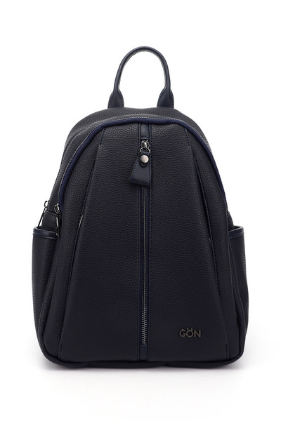 GÖNDERİ(R) Navy Blue Antique Gön Large Size Women's Backpack B6810