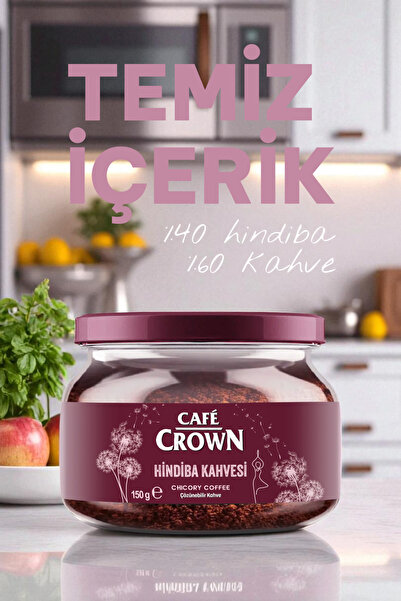 Cafe Crown Hindiba Kahvesi 150gram (1 Ay Kullanım 60 Porsiyon)
